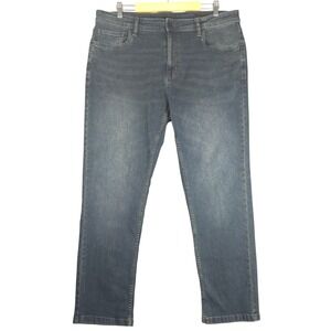 The Perfect Jean NYC Athletic Fit Mens Dark Wash Denim Jeans 38x32 (Fits 38x31)